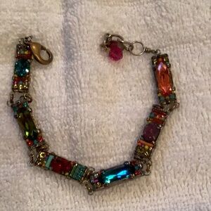 Firefly multi colored crystal bracelet